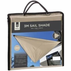 Sail Shade 3m - Cream 7 Sail Shade 3m - Cream -EcoPatio Shop 379775 3m sun shelter 3m cream 2