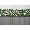 Expanding Artificial Rose & Leaf Trellis 180 X 30cm -EcoPatio Shop 379970 expanding leaf trellis with roses 180x30cm 2