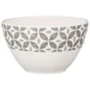 B&M Urban Print Dip Bowl - White -EcoPatio Shop 381058 urban print dip bowl white