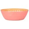 B&M Bloom Print Picnic Bowl - Pink -EcoPatio Shop 381069 bloom print bowl orange