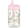 B&M Little Safari Kids Cup With Straw Lid - Pink 1 B&M Little Safari Kids Cup With Straw Lid - Pink -EcoPatio Shop 381253 kids print cup lid and straw girls