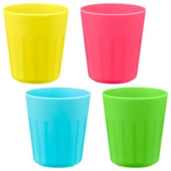 B&M Little Safari Picnic Tumblers 4pk -EcoPatio Shop 381383 kids 4pk colour cups group