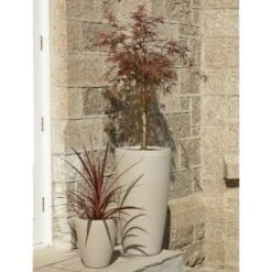 B&M Large Amesbury Planter - Stone -EcoPatio Shop 381630 381631 381632 small medium large amesbury stone planter 1