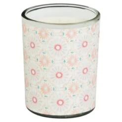 B&M Boho Garden Mini Printed Candles 3pk -EcoPatio Shop 392778 3pk mini printed candles 2