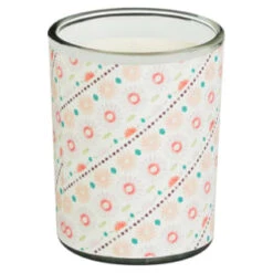 B&M Boho Garden Mini Printed Candles 3pk -EcoPatio Shop 392778 3pk mini printed candles 4