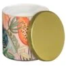 B&M Printed Candle With Gold Lid -EcoPatio Shop 392779 printed candle with gold lid 3