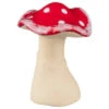B&M Ceramic Toadstool Ornament -EcoPatio Shop 392839 ceramic toadstool