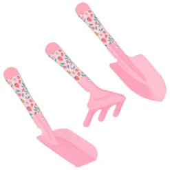 B&M Kids Gardening Tools - Pink -EcoPatio Shop 392935 3pk kids tools girls 4