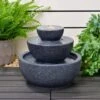 B&M Triple Layer Water Feature -EcoPatio Shop 393018 triple layer water feature