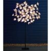 Solar Powered Magnolia Blossom Tree 4ft 1 Solar Powered Magnolia Blossom Tree 4ft -EcoPatio Shop 393029 4ft solar powered magnolia blossom tree