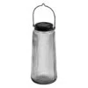 Solar Powered Tinted Glass Lantern 1 Solar Powered Tinted Glass Lantern -EcoPatio Shop 393033 solar powered ribbed tinted glass lantern 2