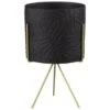 B&M Leaf Embossed Planter On Gold Stand - Black -EcoPatio Shop 393073 ceramic leaf emboss planter on gold stand black