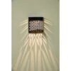 Decorative Solar Powered Fence And Wall Light -EcoPatio Shop 393082 decorative solar powered fence and wall light