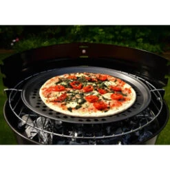 Pizza Pan Grill Topper 33cm -EcoPatio Shop 393109 pizza pan grill topper