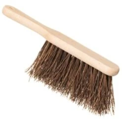 Heavy Duty Dustpan & Bassine Brush Set - Black -EcoPatio Shop 393245 heavy duty dustpan and bassine brush set