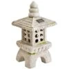 B&M Rustic Pagoda Ornament With Solar LED -EcoPatio Shop 393435 rustic pagoda ornament with solar led 2