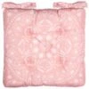 B&M Luxury Seat Pad - Pink Tropical Print 2 B&M Luxury Seat Pad - Pink Tropical Print -EcoPatio Shop 393566 luxury shower resistant seat pad pink floral