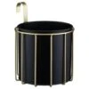 B&M New York Planter With Hook - Gold -EcoPatio Shop 393659 new york planter with hook gold