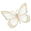 B&M Large Metal Butterfly Wall Art - Cream 1 B&M Large Metal Butterfly Wall Art - Cream -EcoPatio Shop 393683 large metal butterfly
