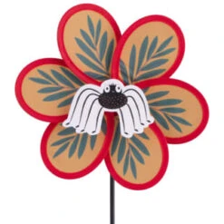B&M Kids Insect Windmill Stakes 3pk -EcoPatio Shop 393684 3pk kids windmills spider 2