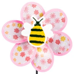 B&M Garden Windmills 3pk -EcoPatio Shop 393686 girls windmills 3pk bee 2