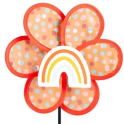 B&M Garden Windmills 3pk -EcoPatio Shop 393686 girls windmills 3pk rainbow 2