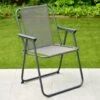 Simply Garden Folding Relaxer Chair - Grey -EcoPatio Shop 393742 simply garden relaxer chair