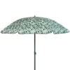 B&M Superbloom Sun Printed Parasol 1.8m - Leaf -EcoPatio Shop 393761 superbloom sun 1 8m printed parsasol green leaf