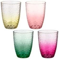 B&M Superbloom Sun Fade Tumbler - Yellow -EcoPatio Shop 394246 bloom fade tumbler group