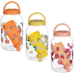 B&M Drinks Dispenser - Strawberries 11 B&M Drinks Dispenser - Strawberries -EcoPatio Shop 394274 fruit print dispenser main