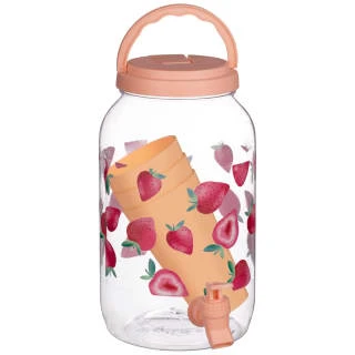 B&M Drinks Dispenser - Strawberries 4 B&M Drinks Dispenser - Strawberries - Image 2