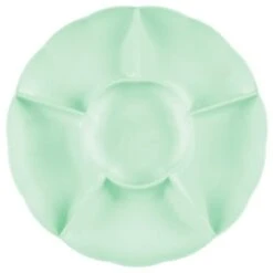 B&M Chip & Dip Bowl - Green -EcoPatio Shop 394341 chip and dip bowls green