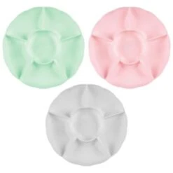 B&M Chip & Dip Bowl - Green -EcoPatio Shop 394341 chip and dip bowls group