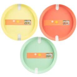 B&M Food Tray With Clear Lid - Yellow -EcoPatio Shop 394984 food tray with clear lid group
