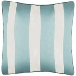 Basic Stripe Scatter Cushion - Blue -EcoPatio Shop 396025 basic stripe scatter cushion blue reverse