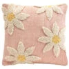 B&M Floral Tufted Cushion 45 X 45cm - Pink 2 B&M Floral Tufted Cushion 45 X 45cm - Pink -EcoPatio Shop 396083 tufted cushion floral