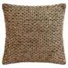 B&M Black & Natural Woven Cushion -EcoPatio Shop 396142 woven cushion natural